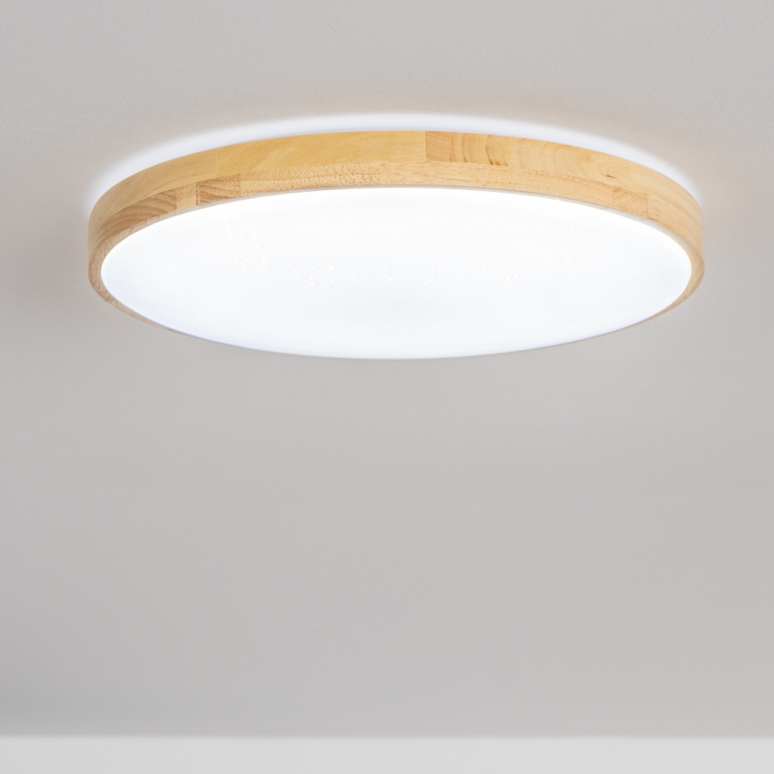 Brilagi - Dimmbare LED-Deckenleuchte PINE LED/24W/230V Ø 42 cm 3000-6500K + Fernbedienung