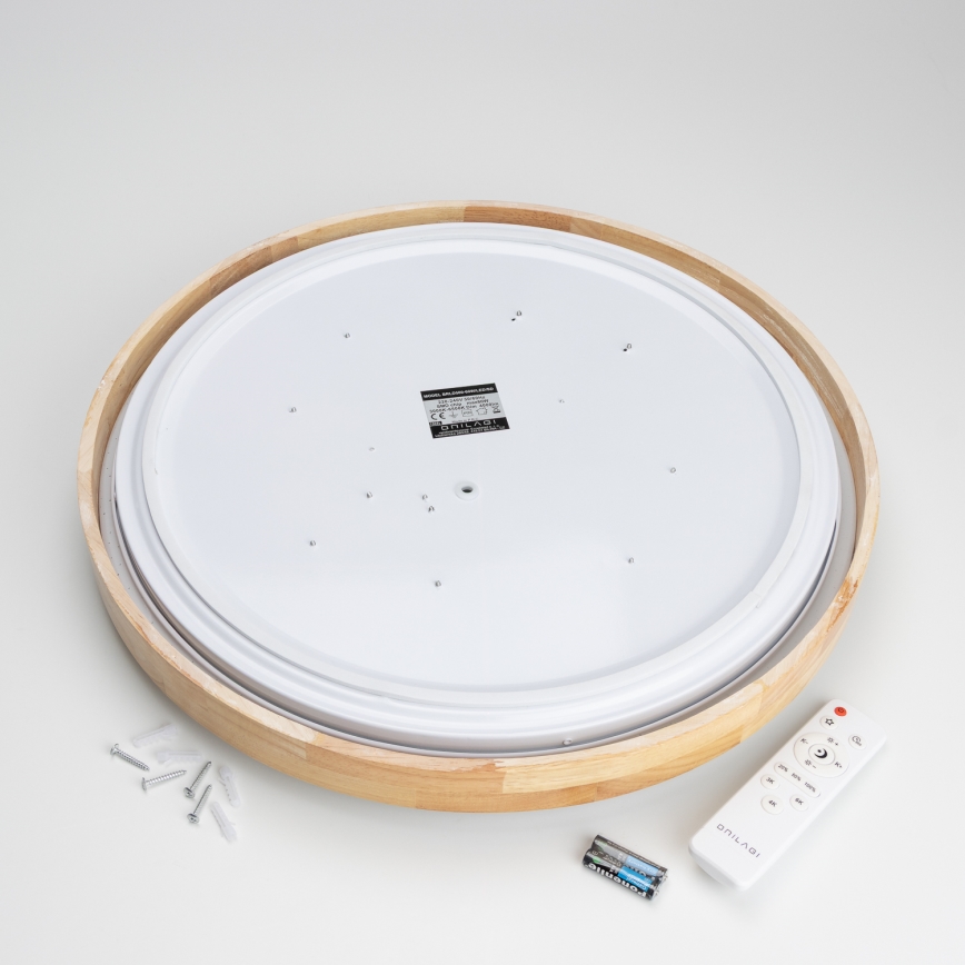 Brilagi - Dimmbare LED-Deckenleuchte PINE LED/60W/230V + Fernbedienung