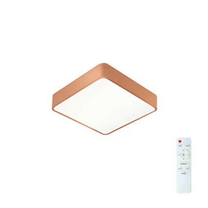Brilagi - dimmbare LED-Deckenleuchte POOL LED/36W/230V 3000-6000K 40x40 cm bronzefarben + Fernbedienung