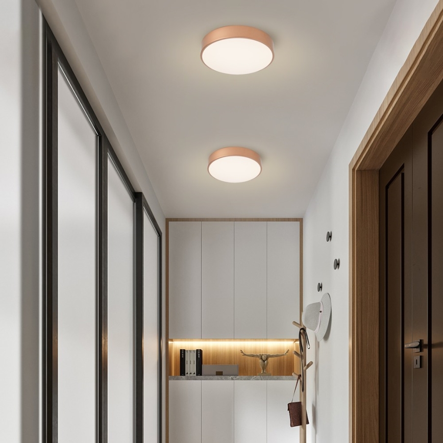 Brilagi - LED-dimmbare Deckenleuchte POOL LED/36W/230V 3000-6000K Ø 30 cm bronzefarben + mit Fernbedienung
