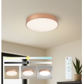 Brilagi - Dimmbare LED-Deckenleuchte POOL LED/48W/230V 3000–6000K ø 40 cm Bronze + Fernbedienung