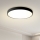 Brilagi - dimmbare LED-Deckenleuchte POOL LED/60W/230V 3000-6000K Ø 60 cm schwarz + Fernbedienung