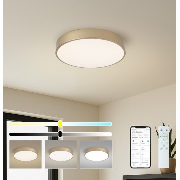 Brilagi - Dimmbare LED-Deckenleuchte POOL SMART LED/48W/230V 3000–6000K Ø 40 cm Wi-Fi Tuya + Fernbedienung