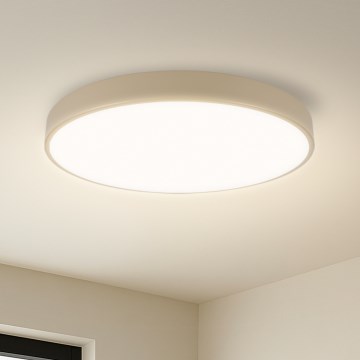 Brilagi - Dimmbare LED Deckenleuchte POOL SMART LED/60W/230V Durchmesser 50 cm Wi-Fi Tuya beige + Fernbedienung