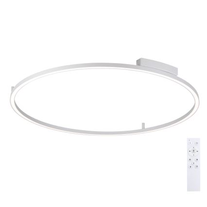 Brilagi - LED-dimmbare Deckenleuchte PORTOFINO LED/85W/230V 3000-6000K Ø 120 cm silberfarben + Fernbedienung