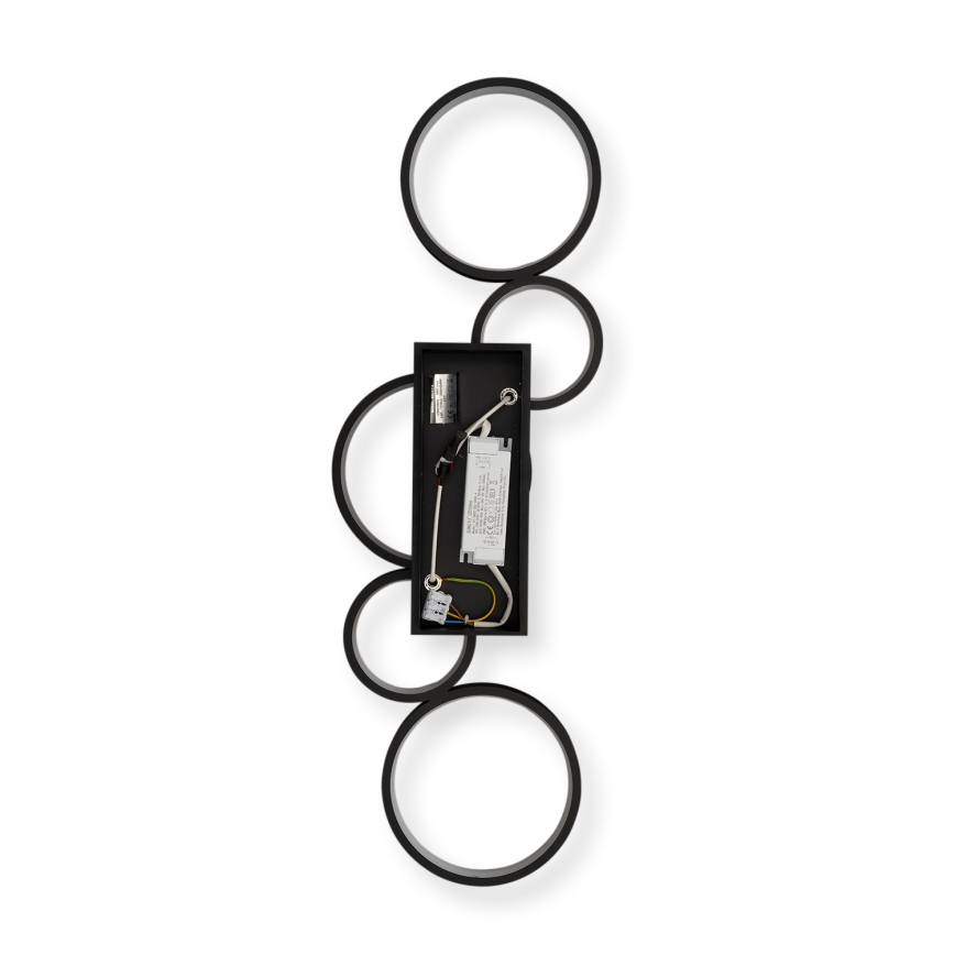Brilagi - dimmbare LED-Deckenleuchte RINGO LED/34W/230V 3000-6000K 28x84 cm schwarz + Fernbedienung
