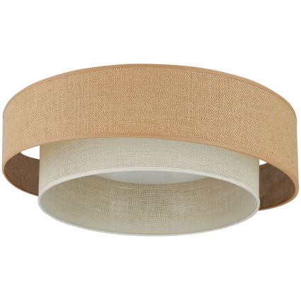 Brilagi - Dimmbare LED-Deckenleuchte SHINE LED/24W/230V d 60 cm 3000/4000/6500K beige/cremefarben + Fernbedienung
