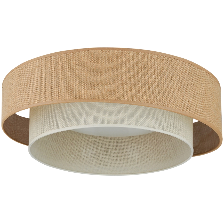 Brilagi - Dimmbare LED-Deckenleuchte SHINE LED/24W/230V d 60 cm 3000/4000/6500K beige/cremefarben + Fernbedienung