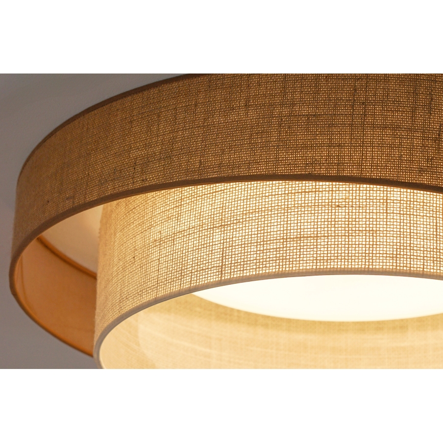 Brilagi - Dimmbare LED-Deckenleuchte SHINE LED/24W/230V d 60 cm 3000/4000/6500K beige/cremefarben + Fernbedienung