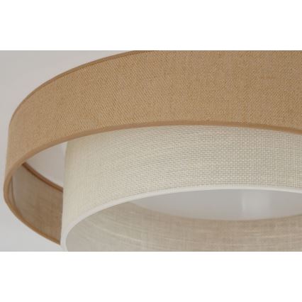 Brilagi - Dimmbare LED-Deckenleuchte SHINE LED/24W/230V d 60 cm 3000/4000/6500K beige/cremefarben + Fernbedienung