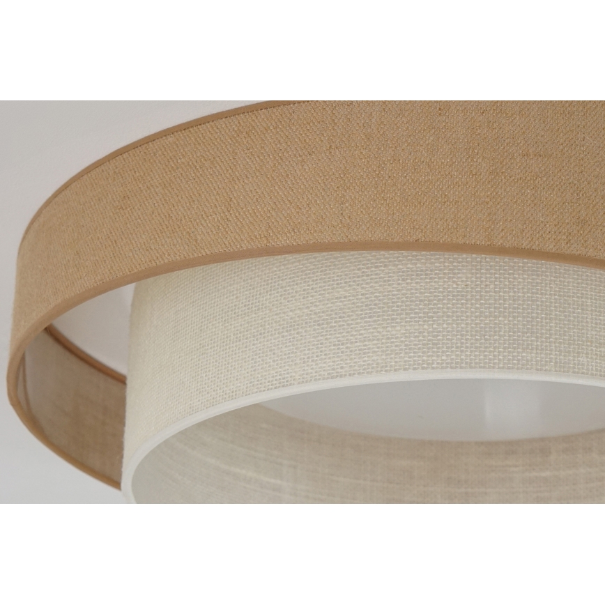 Brilagi - Dimmbare LED-Deckenleuchte SHINE LED/24W/230V d 60 cm 3000/4000/6500K beige/cremefarben + Fernbedienung