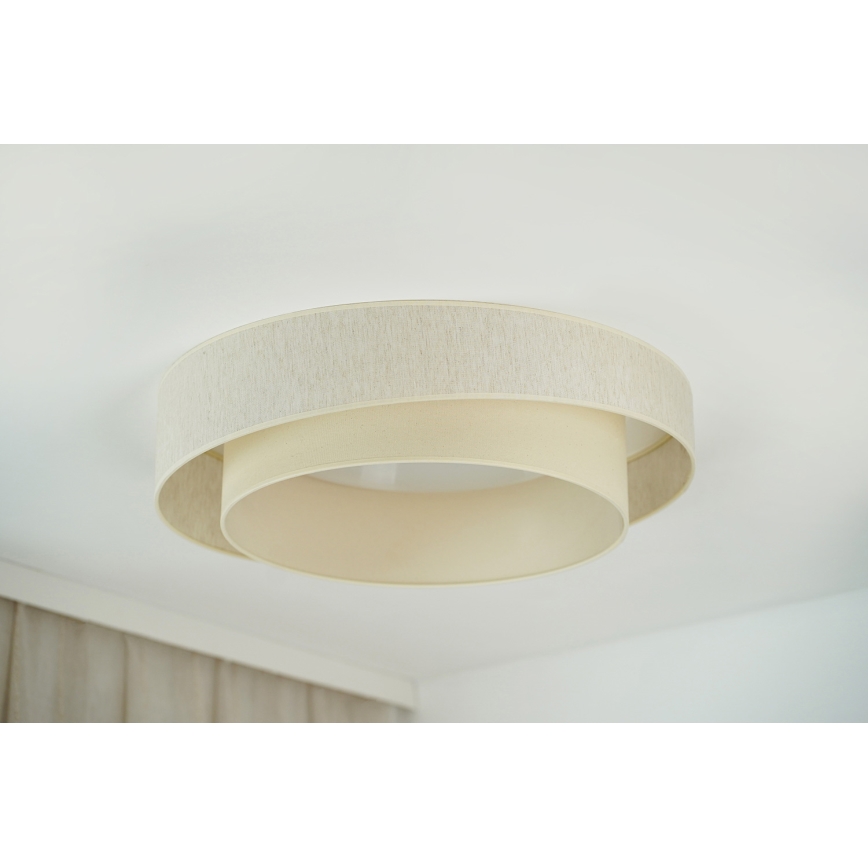 Brilagi - Dimmbare LED-Deckenleuchte SHINE LED/24W/230V 3000/4000/6500K cremefarben + Fernbedienung