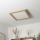 Brilagi - Dimmbare LED-Deckenleuchte SLIMFRAME WOOD LED/36W/230V 49,5x49,5 cm 3000-6000K braun + Fernbedienung