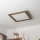Brilagi - Dimmbare LED-Deckenleuchte SLIMFRAME WOOD LED/36W/230V 49,5x49,5 cm 3000-6000K braun + Fernbedienung