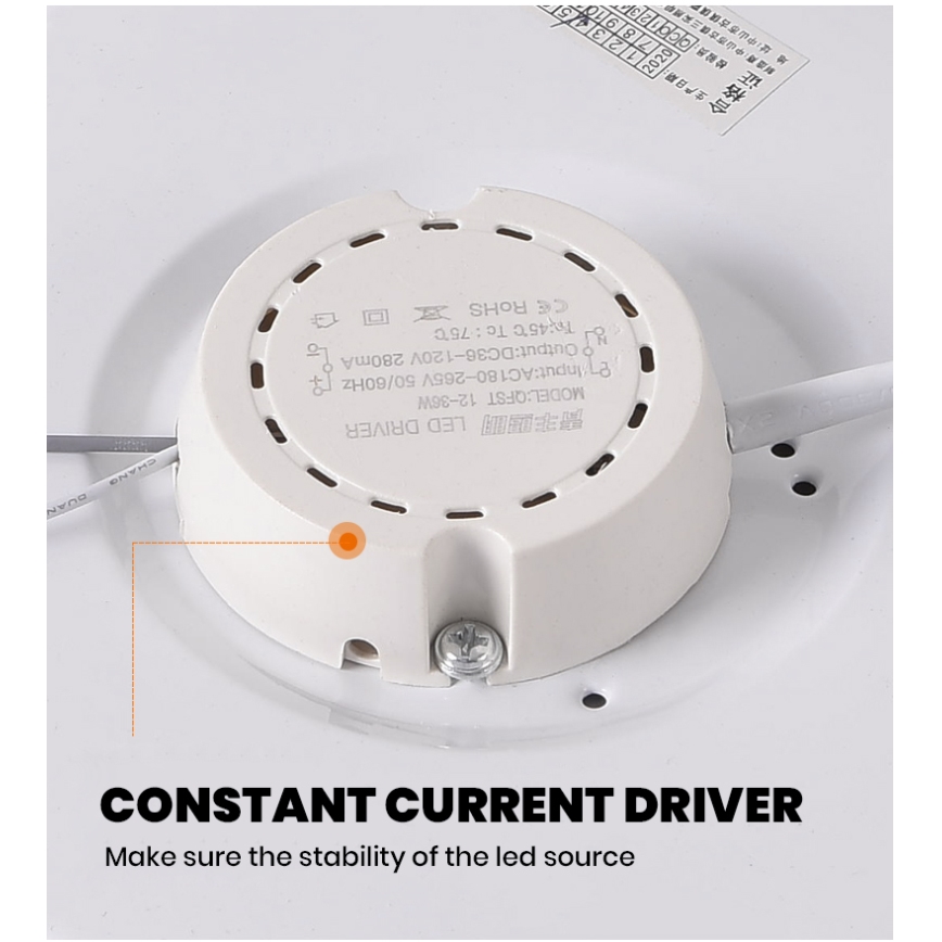 Brilagi - LED dimmbare Deckenleuchte SMART LED/36W/230V Ø 48 cm 2700-6500K Wi-Fi Tuya + Fernbedienung