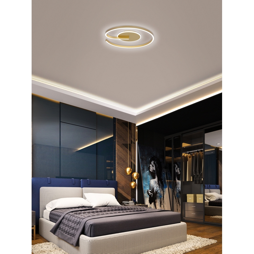 Brilagi - Dimmbare LED-Deckenleuchte SPIRAL LED/56W/230V 3000/4000/6000K+ Fernbedienung