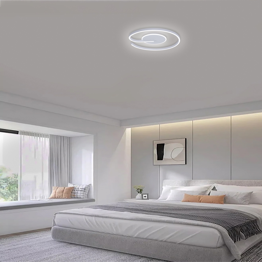 Brilagi - LED dimmbare Deckenleuchte SPIRAL LED/56W/230V Ø 50 cm 3000/4000/6000K + Fernbedienung