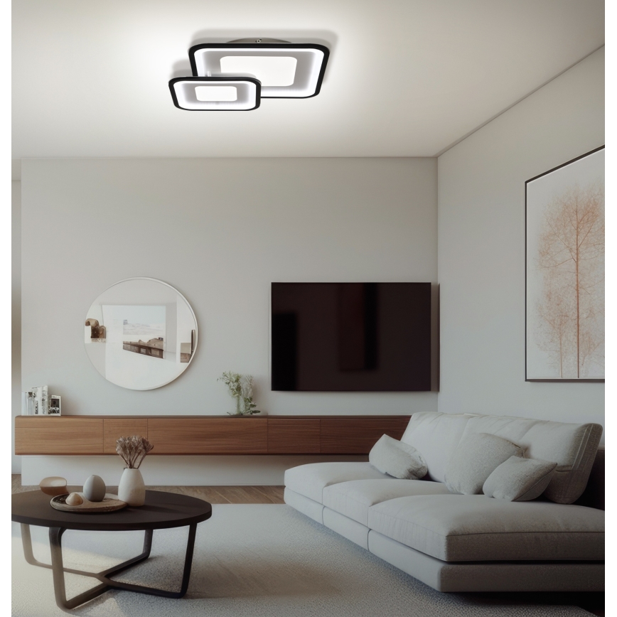 Brilagi - Dimmbare LED-Deckenleuchte TANDORA LED/49W/230V 3000/4000/6000K + Fernbedienung