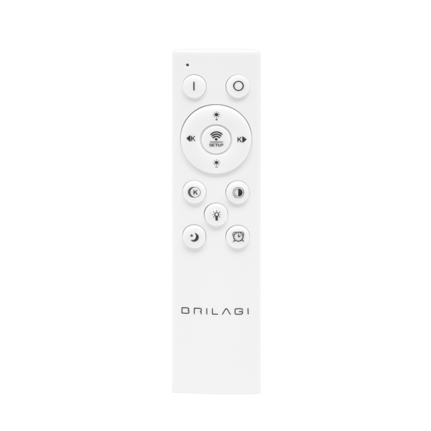 Brilagi - dimmbare LED-Deckenleuchte TWIRL LED/38W/230V 3000-6000K schwarz + Fernbedienung