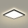 Brilagi - Dimmbare LED-Deckenleuchte ULTRA SLIM LED/18W/230V 2700-6500K 30x30 cm schwarz + Fernbedienung