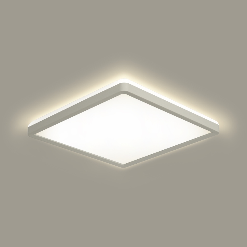 Brilagi - Dimmbare LED-Deckenleuchte ULTRA SLIM LED/18W/230V 2700-6500K 30x30 cm weiß + Fernbedienung