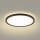 Brilagi - Dimmbare LED-Deckenleuchte ULTRA SLIM LED/18W/230V 2700-6500K d 30 cm schwarz + Fernbedienung