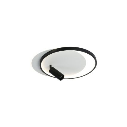 Brilagi - dimmbare LED-Deckenleuchte UNITY LED/48W/230V + 1xGU10/3W 3000-6000K 39x45 cm weiß/schwarz + Fernbedienung