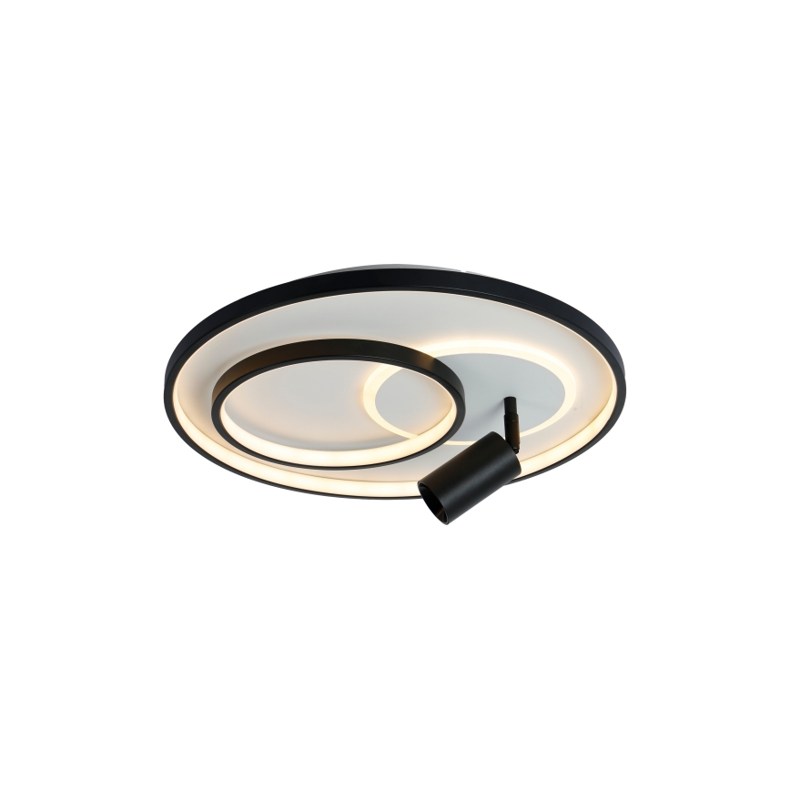 Brilagi - dimmbare LED-Deckenleuchte UNITY LED/60W/230V + 1xGU10/3W 3000-6000K Ø 50 cm weiß/schwarz + Fernbedienung