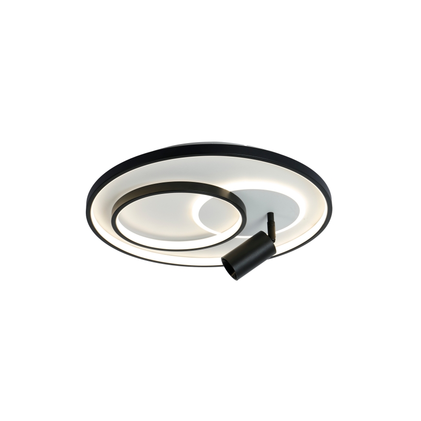 Brilagi - dimmbare LED-Deckenleuchte UNITY LED/60W/230V + 1xGU10/3W 3000-6000K Ø 50 cm weiß/schwarz + Fernbedienung