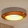 Brilagi - Dimmbare LED-Deckenleuchte VEGAS SHINE LED/24W/230V d 60 cm 3000/4000/6500K braun + Fernbedienung