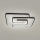 Brilagi - dimmbare LED-Deckenleuchte VELO, 60 W, 230 V, 48 × 48 cm, 3000/4000/6000 K + Fernbedienung