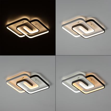 Brilagi - Dimmbare LED-Deckenleuchte VELO LED/64W/230V 38x38 cm 3000-6500K + Fernbedienung