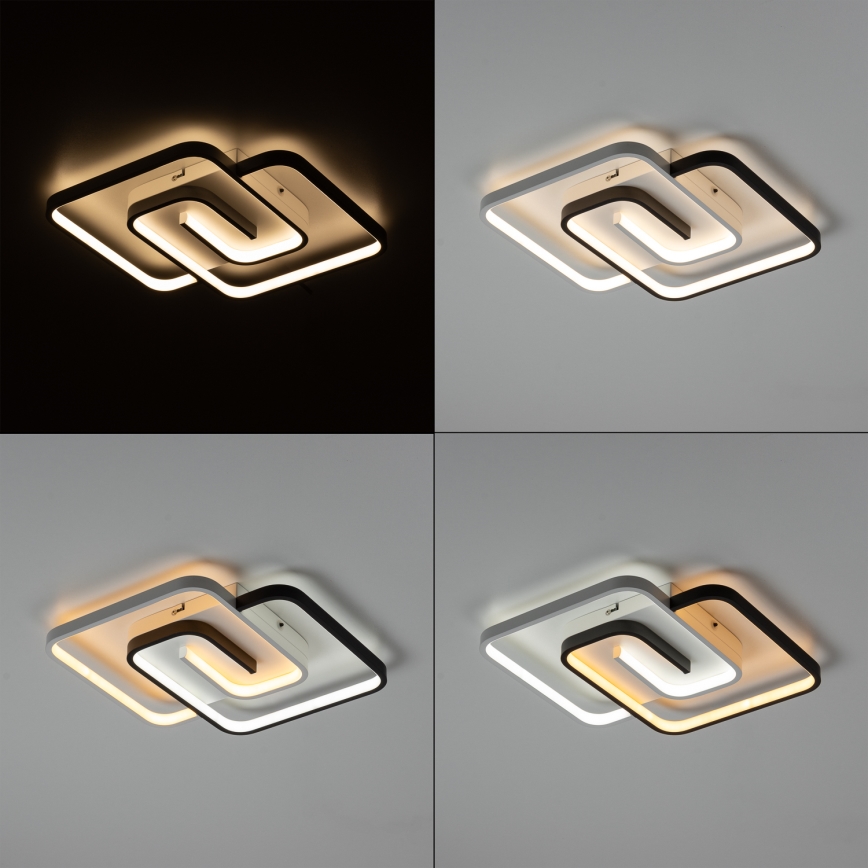 Brilagi - Dimmbare LED-Deckenleuchte VELO LED/64W/230V 38x38 cm 3000-6500K + Fernbedienung