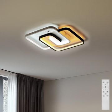 Brilagi - Dimmbare LED-Deckenleuchte VELO LED/64W/230V 38x38 cm 3000-6500K + Fernbedienung