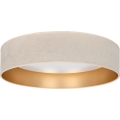 Brilagi - Dimmbare LED-Deckenleuchte VELVET SMART VARI LED/24W/230V 3000-6500K Ø 45 cm creme/gold + Fernbedienung