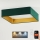 Brilagi - Dimmbare LED-Deckenleuchte VELVET SQUARE SMART LED/36W/230V 60x60 cm 2700-6500K Wi-Fi Tuya + Fernbedienung grün