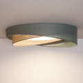 BRILAGI - dimmbare LED-Deckenleuchte VELVET TWIST LED/36W/230V 3000-6000K Ø 65 cm Wi-Fi Tuya Beacon grün/beige + Fernbedienung