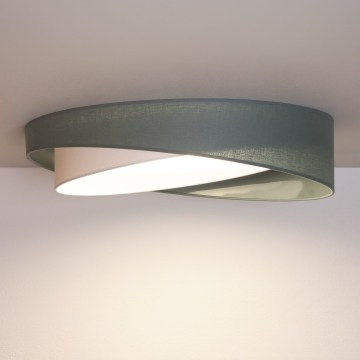 BRILAGI - Dimmbare LED-Deckenleuchte VELVET TWIST LED/36W/230V 3000-6000K Ø 65 cm Wi-Fi Tuya Beacon grün/weiß + Fernbedienung