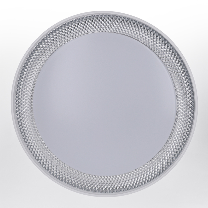 Brilagi - dimmbare LED-Deckenleuchte WALDO LED/48W/230V 3000-6500K Ø 40 cm weiß/silber + Fernbedienung
