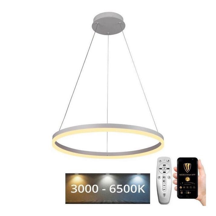 Brilagi - Dimmbare LED-Hängeleuchte an Schnur CIRCLE LED/42W/230V 3000-6500K + Fernbedienung