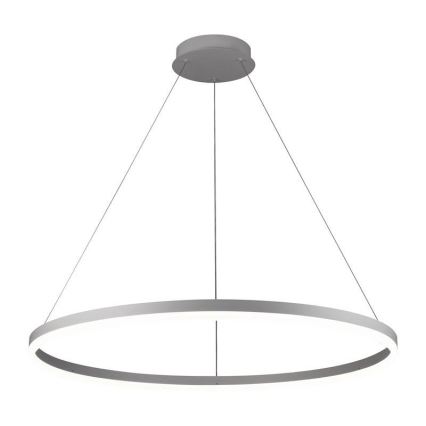 Brilagi - Dimmbare LED-Hängeleuchte CIRCLE LED/55W/230V 3000-6500K silbern + Fernbedienung