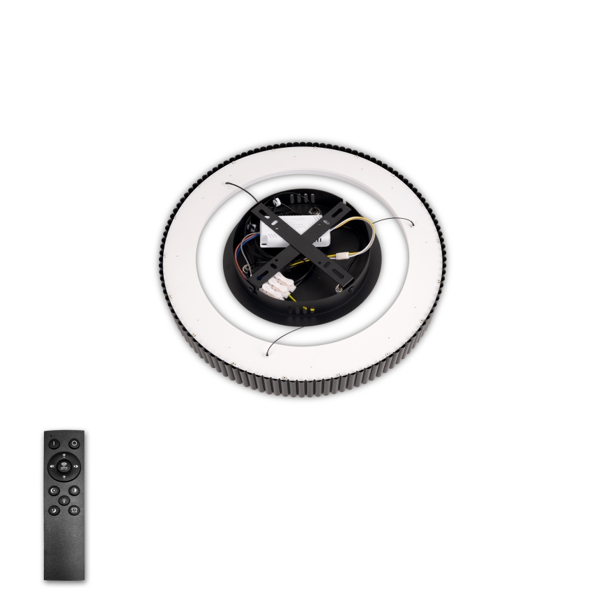 Brilagi - Dimmbare LED-Pendelleuchte an Seil FALCON MODERN LED/30W/230V 3000-6500K Ø 40 cm schwarz + Fernbedienung