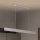 Brilagi - Dimmbare LED-Hängeleuchte SLIMLINE LED/40W/230V 3000-6000K silbern + Fernbedienung