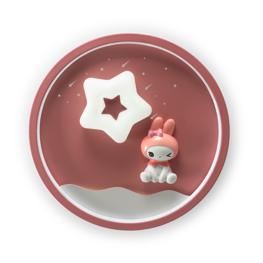 Brilagi - LED-dimmbare Kinder-Deckenleuchte BUNNY LED/83W/230V 3000-6000K Ø 49 cm + Fernbedienung