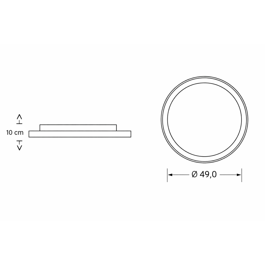 Brilagi - LED-dimmbare Kinder-Deckenleuchte BUNNY LED/83W/230V 3000-6000K Ø 49 cm + Fernbedienung