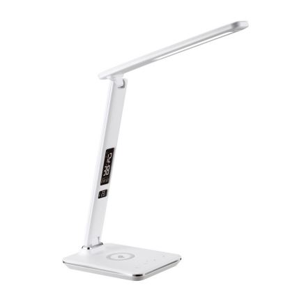 Brilagi - Dimmbare LED-Tischlampe mit kabelloser QI-Ladefunktion und USB REGINA LED/8,5W/230V weiß