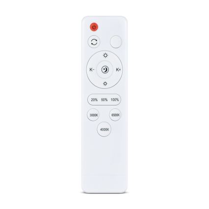 Brilagi - LED-dimmbare Deckenleuchte ALSON LED/72W/230V 3000-6500K Eiche, Durchmesser 78 cm + Fernbedienung