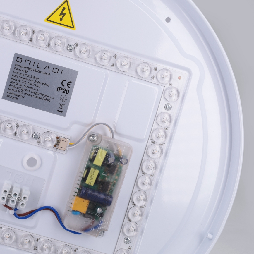 Brilagi - LED dimmbare Deckenleuchte ALVA LED/48W/230V 3000-6500K Ø 51 cm Weiß + Fernbedienung