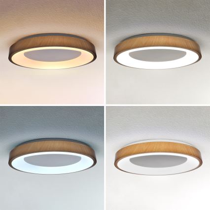 Brilagi - dimmbare LED-Deckenleuchte DORIA LED/60W/230V 3000-6500K Ø 60 cm + Fernbedienung