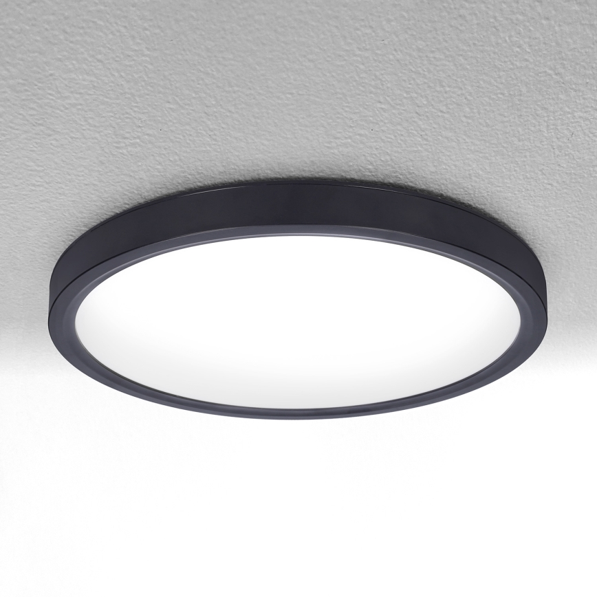Brilagi - Dimmbare LED-Deckenleuchte ESTELA LED/36W/230V 3000-6500K ø 30 cm schwarz + Fernbedienung